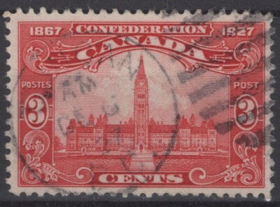 Canada 143 Used 3c brown carmine Architecture Parliament Bldg ZAYIX 121022S126