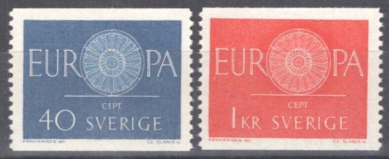 Sweden 562-563 MNH Europa CEPT 100222S108