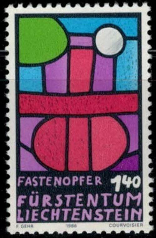 Liechtenstein 843 MNH Religion Christianity - Fasting Sacrifice ZAYIX 031822S17