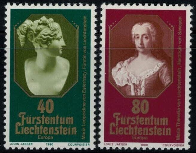ZAYIX Liechtenstein 685-686 MNH Royalty - Europa CEPT 031622-S76
