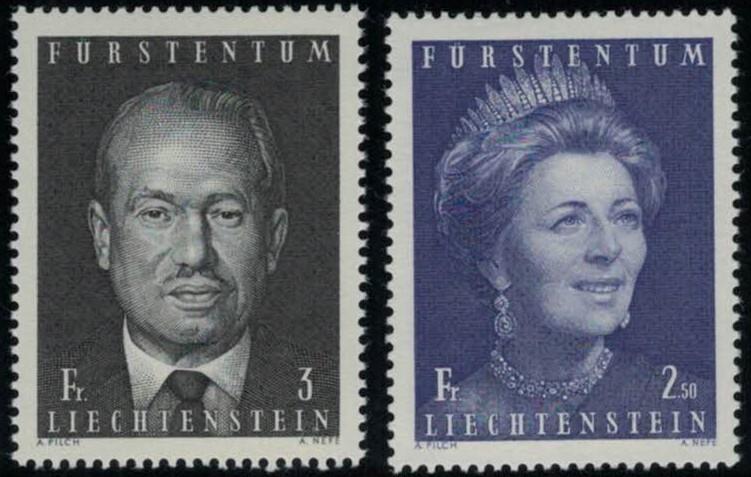 Liechtenstein 472 MH 473 MNH Royalty ZAYIX 031622S86