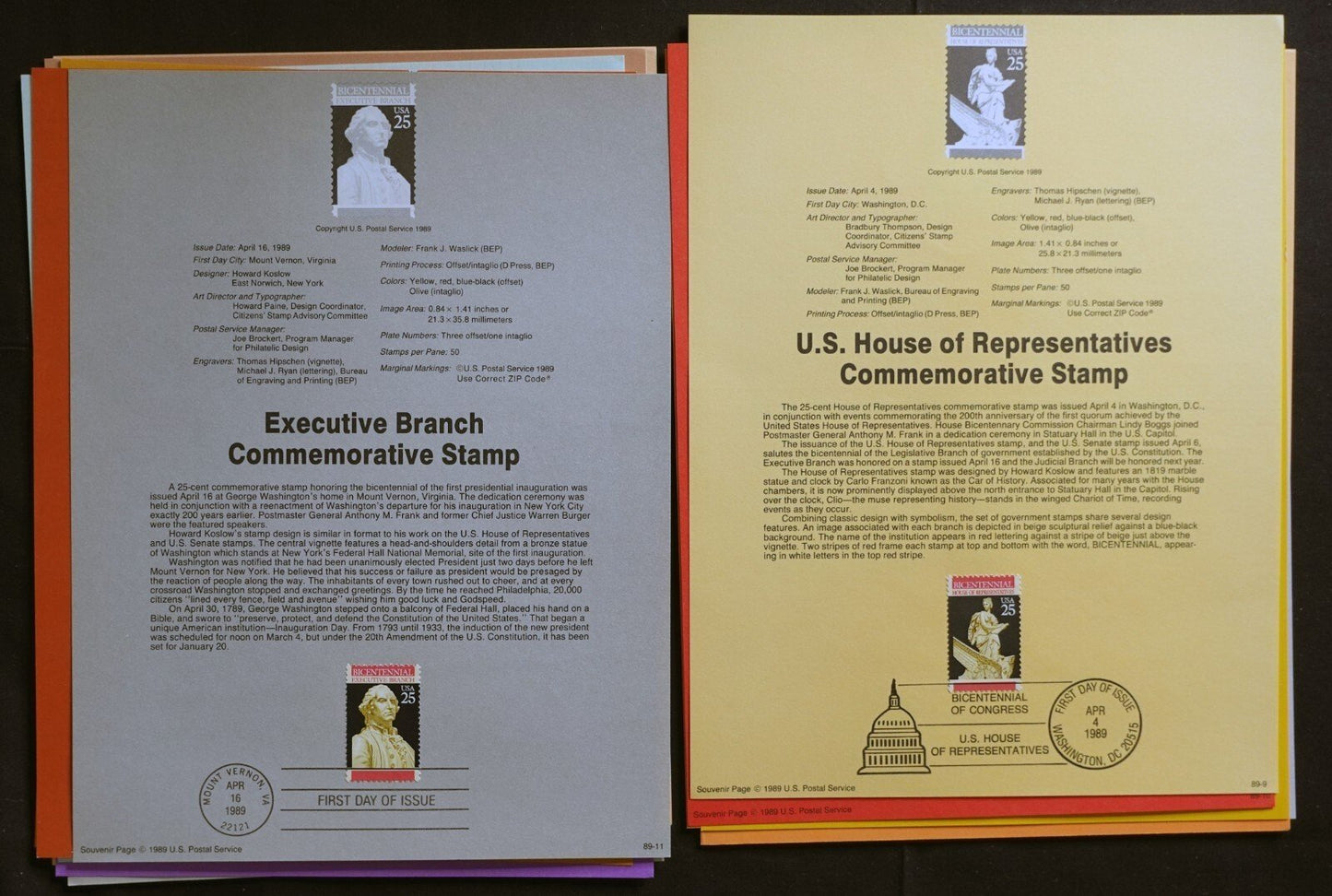 20 Different Random Pick USPS Souvenir Pages First Day Postmark 051723SL14 ZAYIX