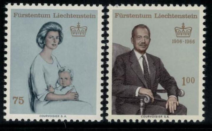 Liechtenstein 404/410 MNH Royalty Princess Gina Prince Joseph II ZAYIX 031622S51