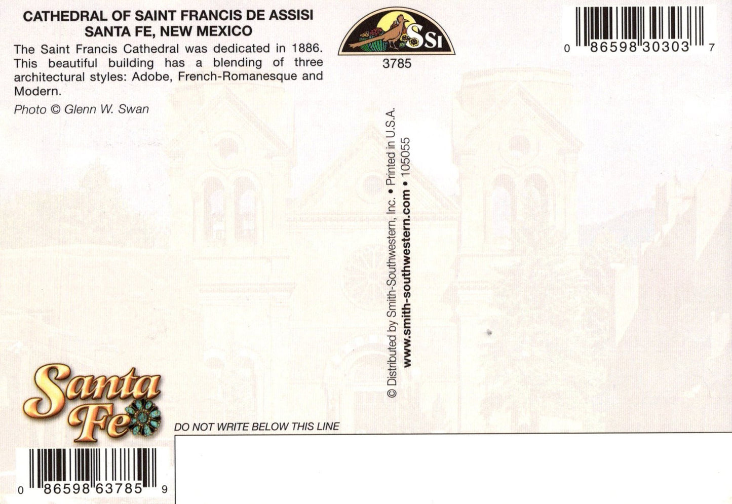 US Maxi Card FDC New Mexico Cathedral Santa Fe ZAYIX 0924M0430