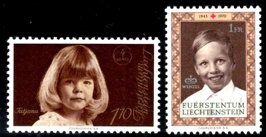 Liechtenstein 465, 631 MNH Royalty - Prince and Princess ZAYIX 031822S24
