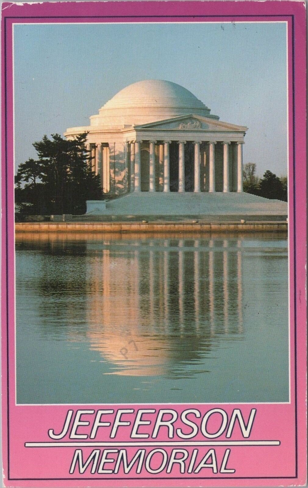 Jefferson Memorial Washington DC Tidal Basin 090222PC04 Postcard ZAYIX