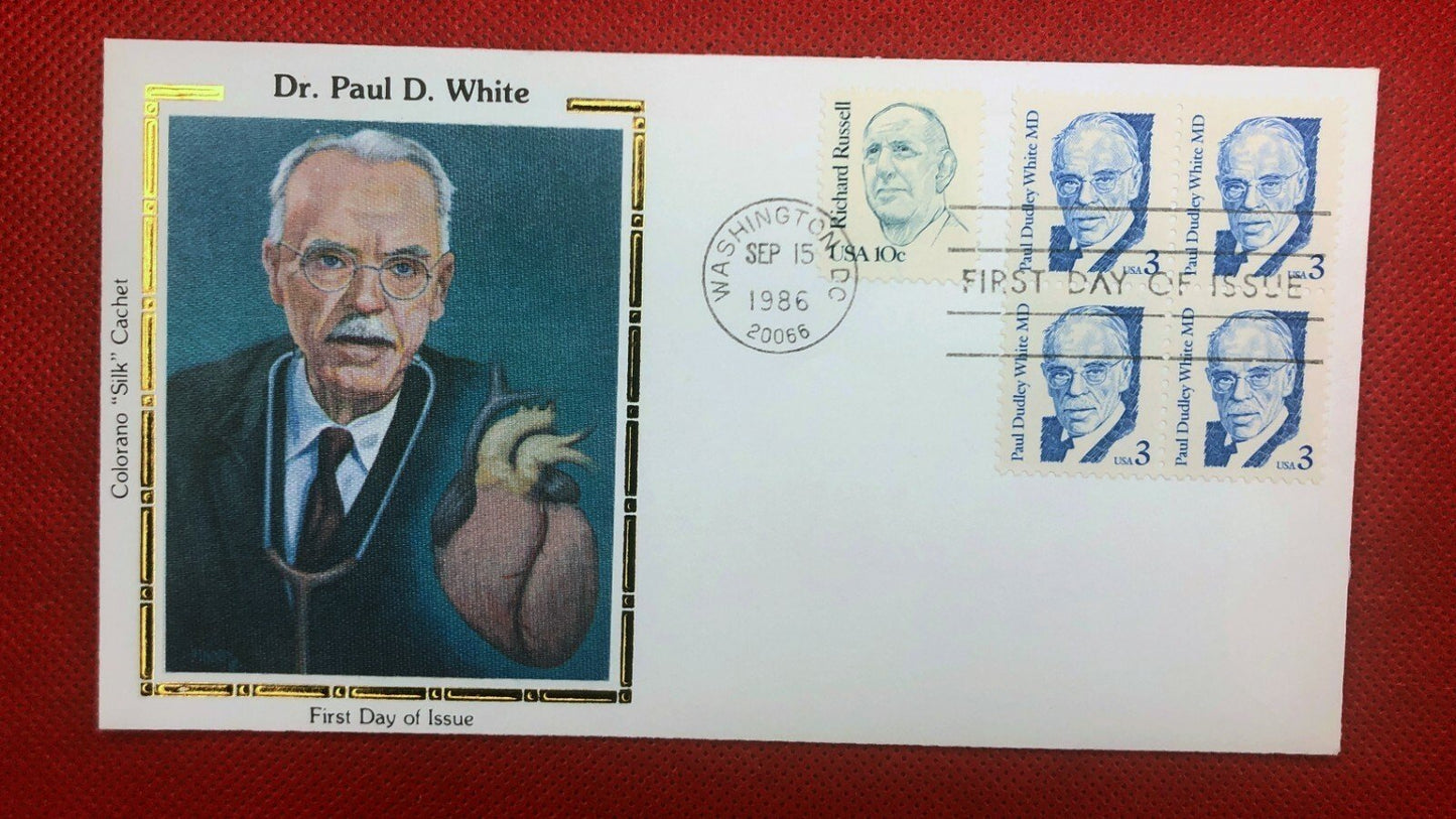 1986 Colorano FDC 2170 Medicine Hospital Dr. Paul D. White ZAYIX 010522SM66