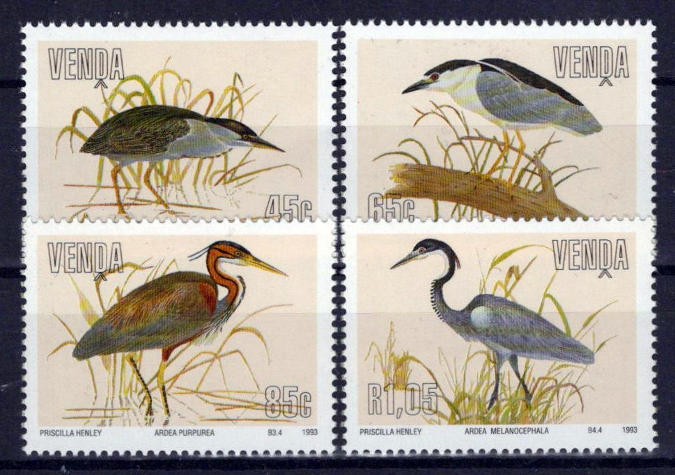 South Africa Venda 257-260 MNH Birds Herons Zayix Stamps 0325S097M