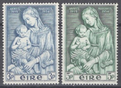 Ireland 151-152 MNH Madonna Artist Della Robbia ZAYIX 100222S142