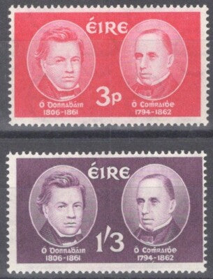 Ireland 182-183 MNH John O'Donovan Eugene O'Curry Scholars ZAYIX 100222S147
