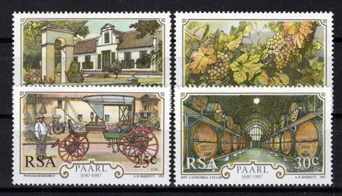 South Africa 698-701 MNH Paarl Winegrowing Fruit ZAYIX 0424S0179M
