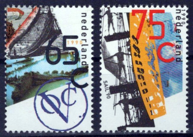 Netherlands 761-762 MNH Dutch East India Co. Ships Zayix Stamps 0225S0139M
