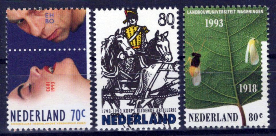 Netherlands 825-827 MNH Horses Insects Zayix Stamps 0225S0157M