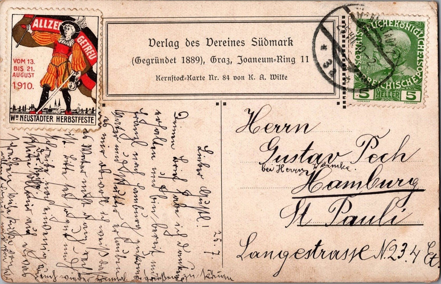 Artist Signed King's Messenger Neustadt Autumn Festval Stamp ZAYIX 060522SM76