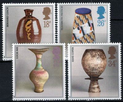 Great Britain 1192-1195 MNH Studio Pottery Art Culture Careers ZAYIX 021023S147