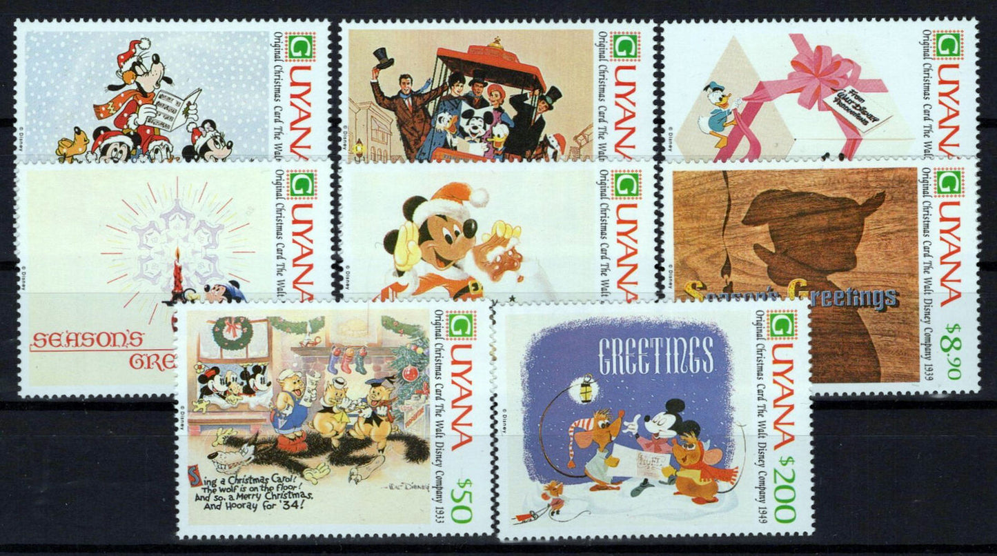 Guyana 2470-2477 MNH Disney Christmas Carol ZAYIX 0724S0100