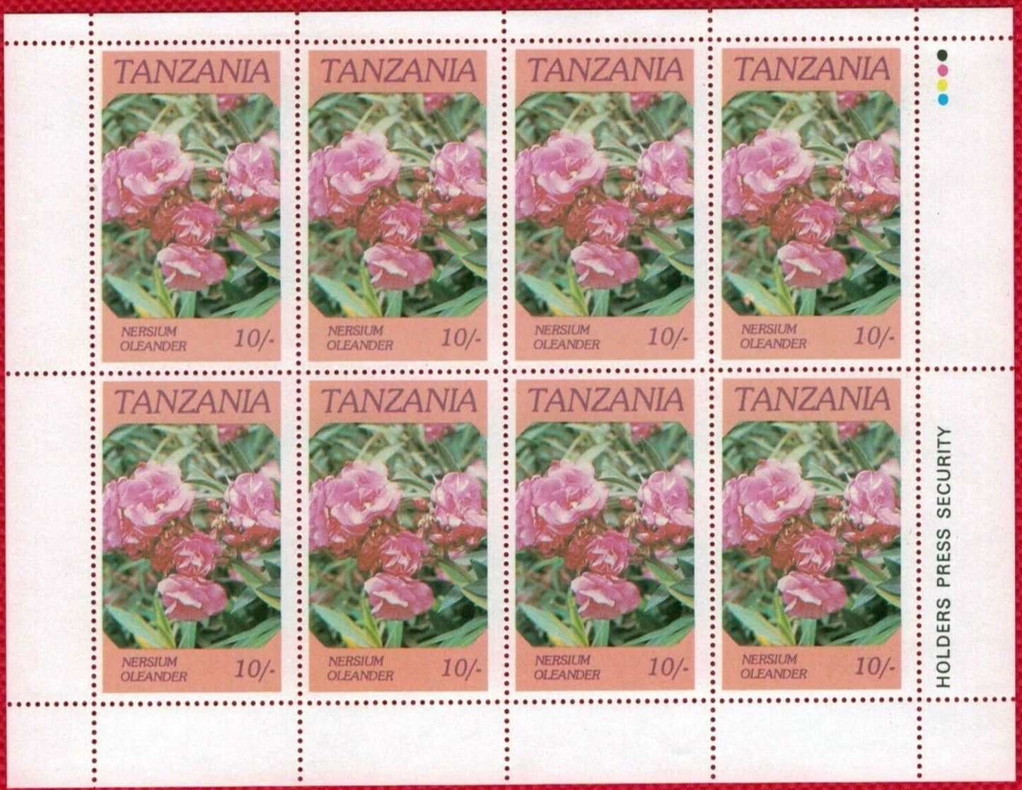 Tanzania 315-318 MNH mini-sheets Indigenous FLOWERS ZAYIX 011022SM15