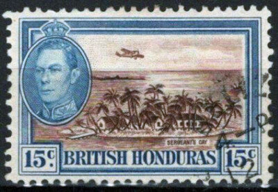 British Honduras 121 Used Landmark Sergeant's Cay Planes ZAYIX 031023S69