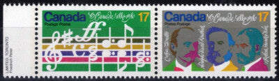 Canada 858a MNH Music Composers Lavallee Routhier Weir ZAYIX 121722S72
