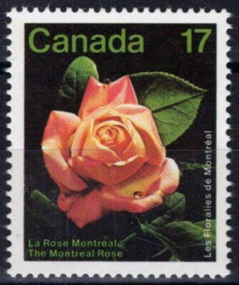 Canada 896 MNH Flowers Montreal Rose Plants Nature ZAYIX 121722S80