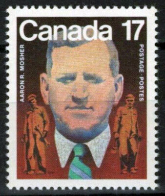 Canada 899 MNH Aaron Mosher Labor Congress Founder ZAYIX 121722S82