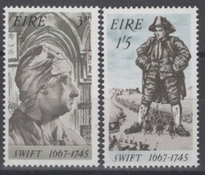 Ireland 240-241 MNH Swift's Bust St. Patrick's Cathedral ZAYIX 100222S168
