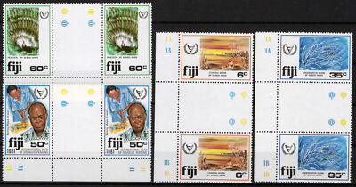Fiji 438-441 MNH Gutter Pairs Paintings Semisi Maya Artist ZAYIX 051023SM26M