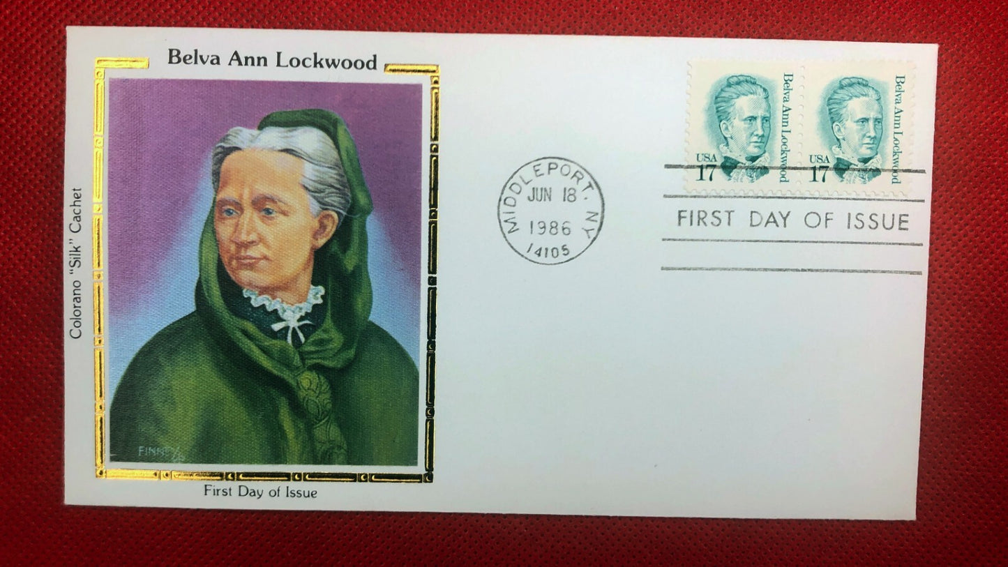 1986 US Colorano FDC 2178 Women's Rights Belva Ann Lockwood ZAYIX 010622SM30