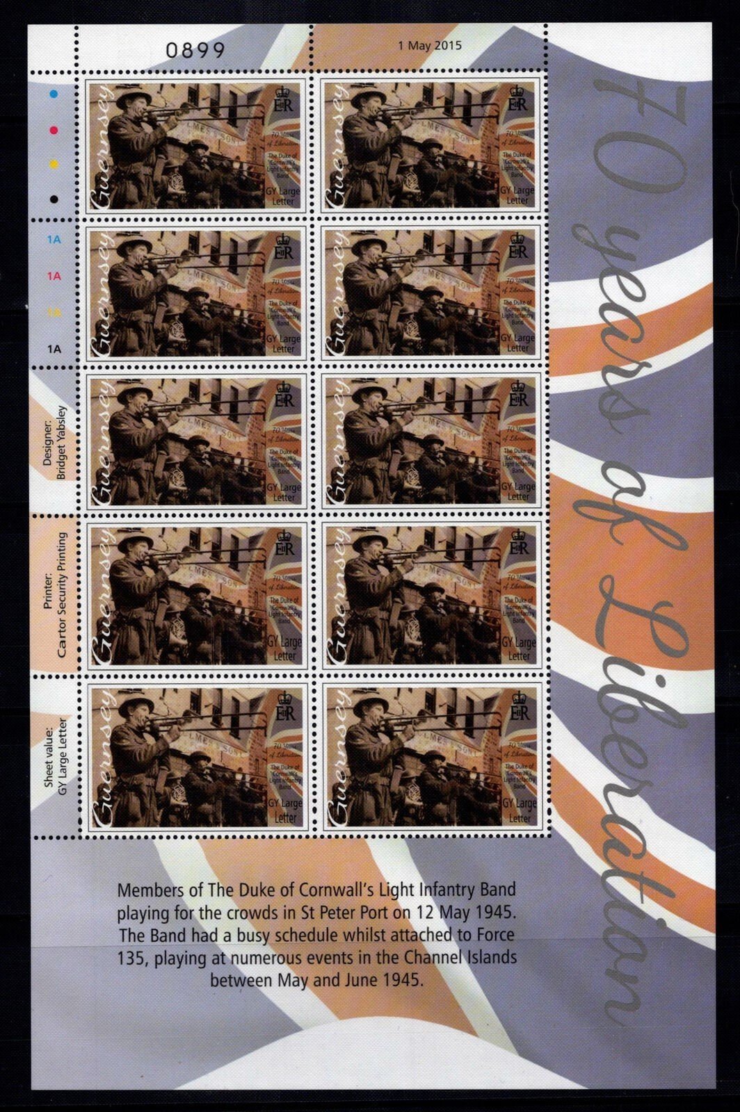 Guernsey 1294-1299 MNH Liberation of Guernsey Royalty WWII ZAYIX 1223L0017