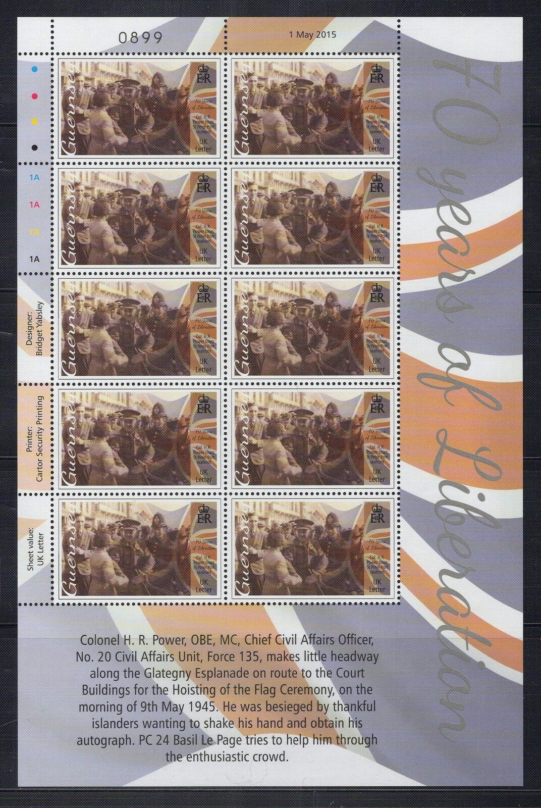 Guernsey 1294-1299 MNH Liberation of Guernsey Royalty WWII ZAYIX 1223L0017