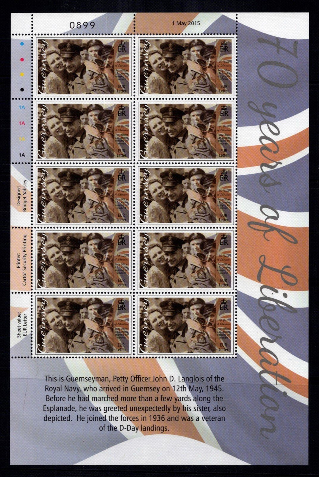 Guernsey 1294-1299 MNH Liberation of Guernsey Royalty WWII ZAYIX 1223L0017