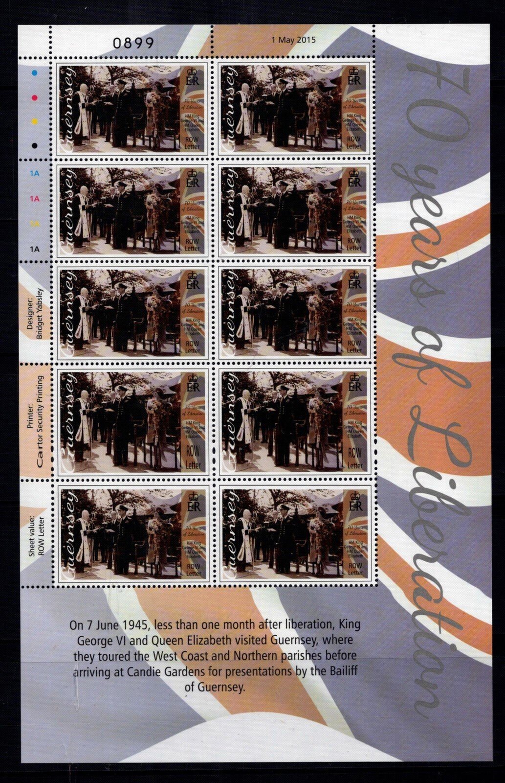 Guernsey 1294-1299 MNH Liberation of Guernsey Royalty WWII ZAYIX 1223L0017