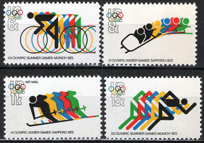 US 1460-1462, C85 MNH 1972 20th Olympic Games Munich ZAYIX 021823S13M