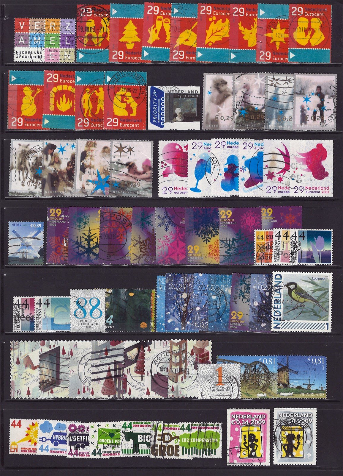 Netherlands Used Stamp Collection on 10 pages Zayix Stamps 0425L0001