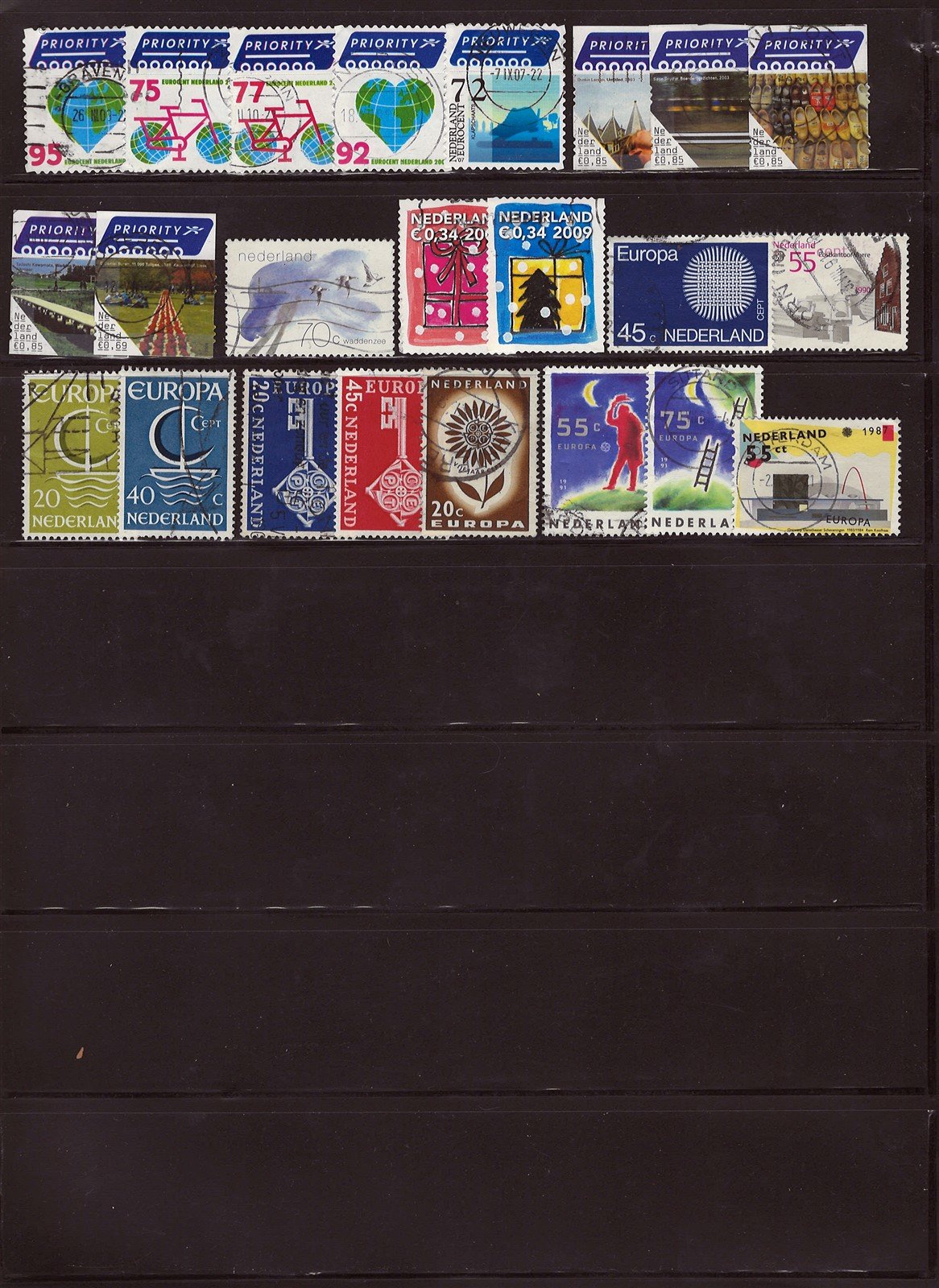 Netherlands Used Stamp Collection on 10 pages Zayix Stamps 0425L0001