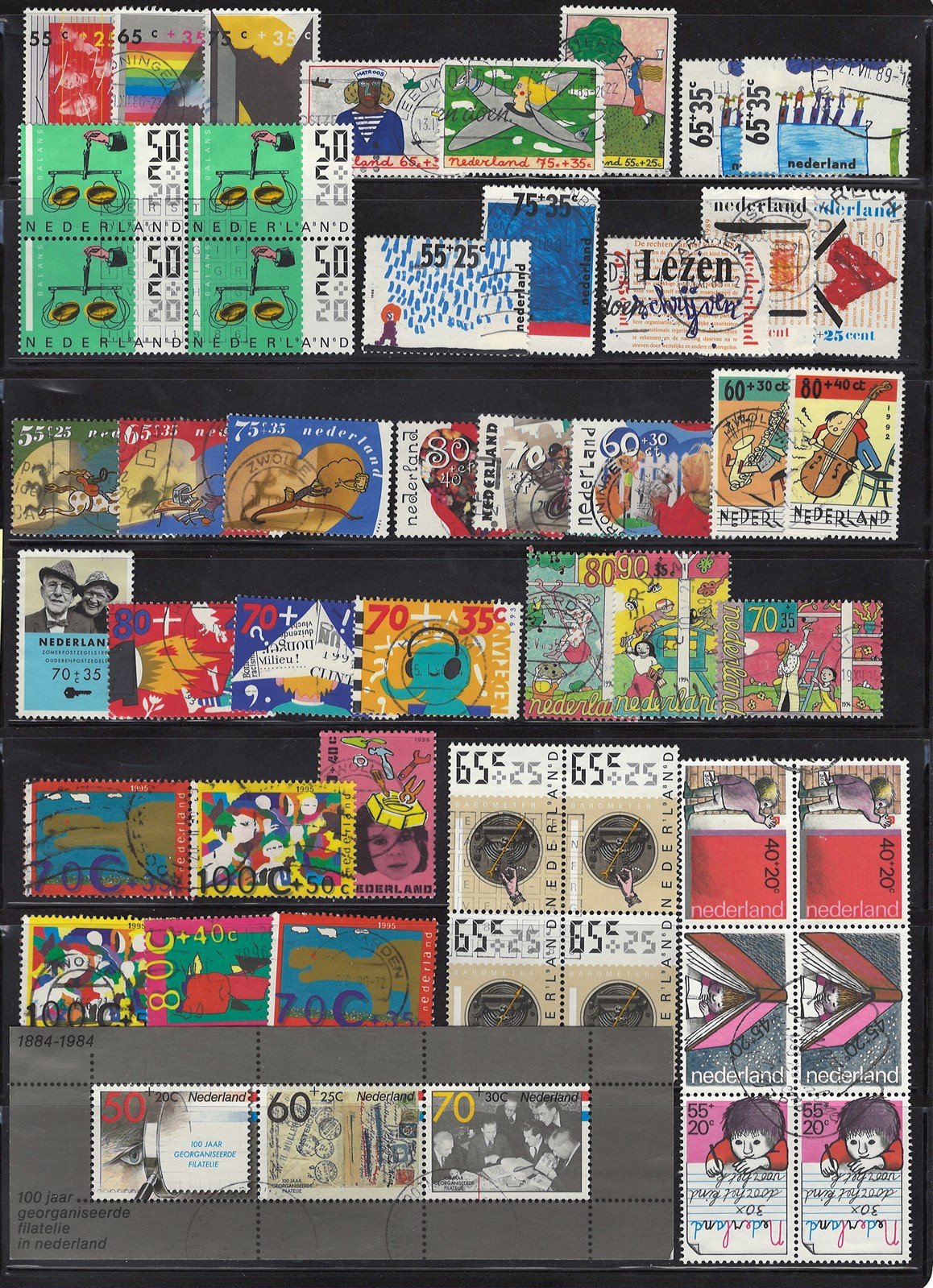 Netherlands Used Semi-Postal Collection of 322 + 4 SS Zayix Stamps 0425L0004