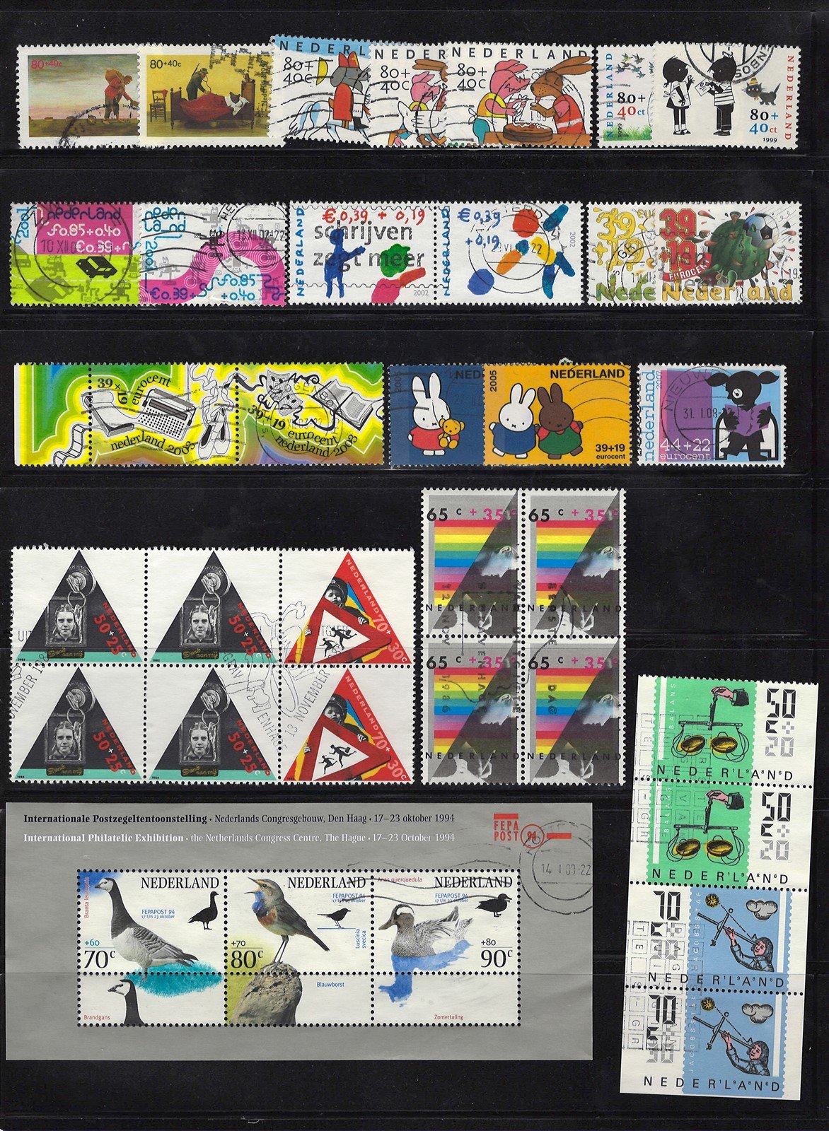 Netherlands Used Semi-Postal Collection of 322 + 4 SS Zayix Stamps 0425L0004
