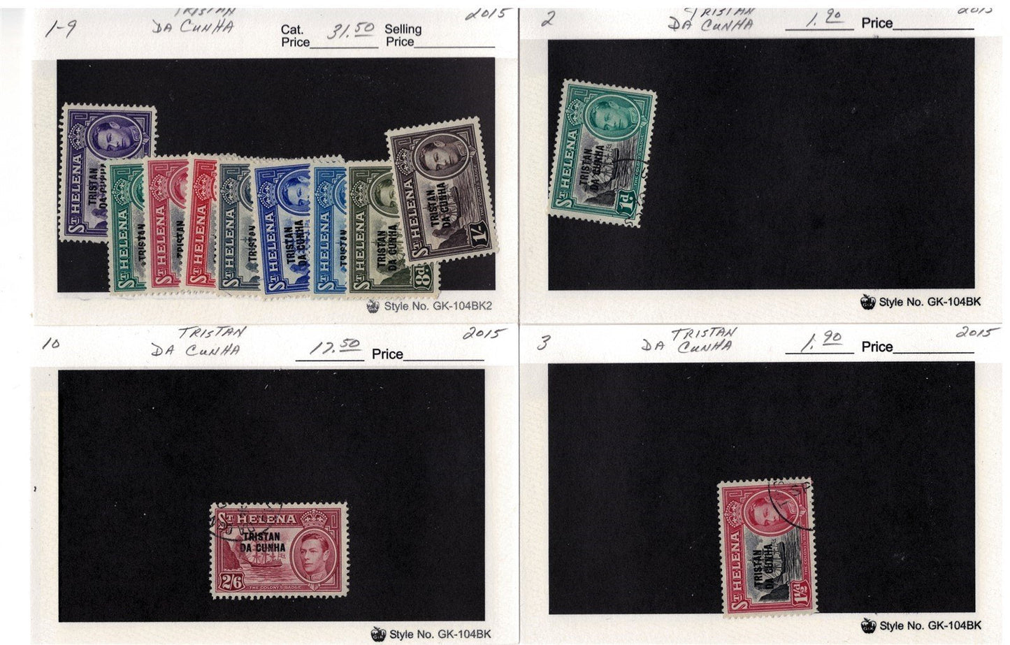 Tristan da Cunha MNH Collection Complete Sets 40 Cards ZAYIX 0525MAR012
