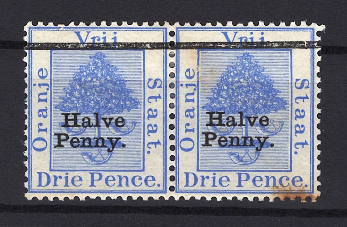 Orange River Colony 42 MLH overprint line at top error ZAYIX STAMPS 0525MAR022