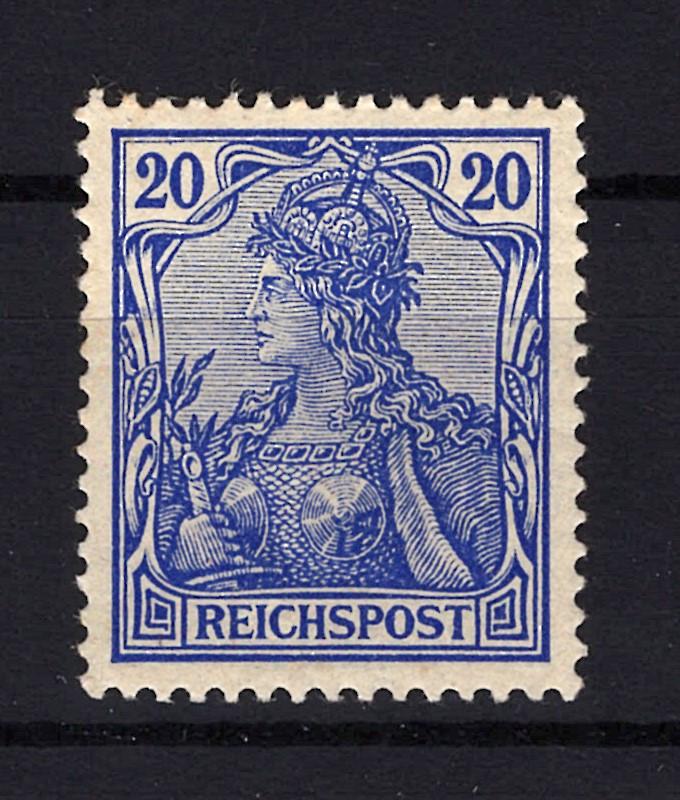 Germany 56 MNH XF 20pf ultra Germania Post Office Fresh! ZAYIX STAMP 0525MAR025