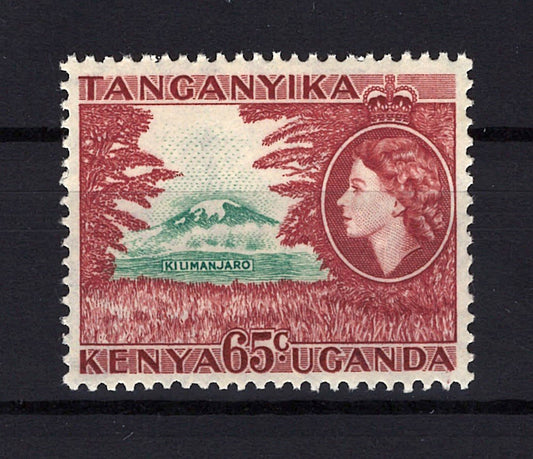 Kenya Uganda Tanganyika KUT 111 MNH VF 65c Mt. Kilimanjaro ZAYIX STAMP 0525S0058