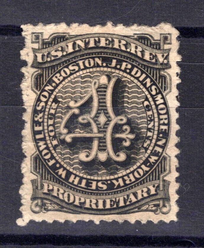 US Revenue Stamps Medicine RS91d VF Seth W. Fowle & Son ZAYIX 0824-MAR096