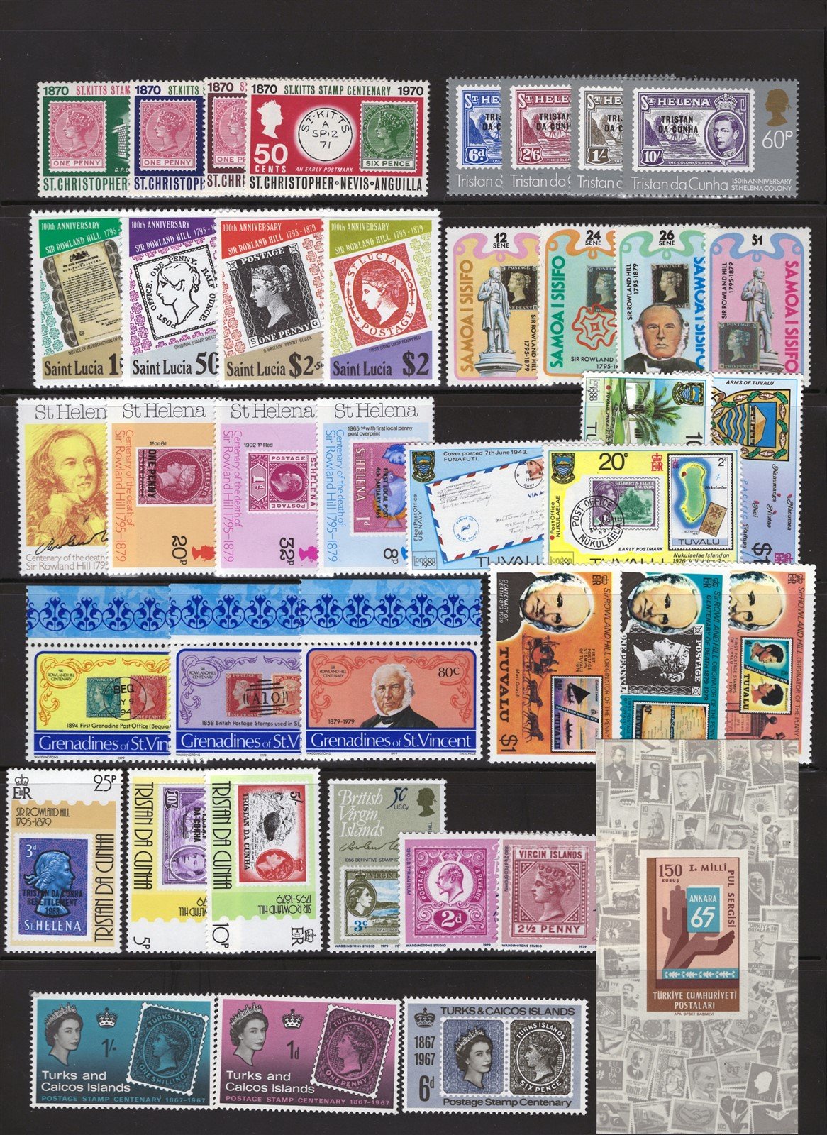 Stamps on Stamps MNH Topical Stamp Collection 6 Pages ZAYIX 0525L0024