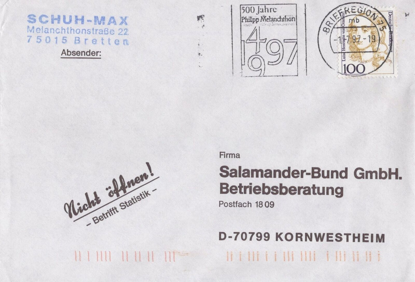 TEN COVERS GERMANY COLLECTION Slogans Advertising Commercial ZAYIX 0524M0128