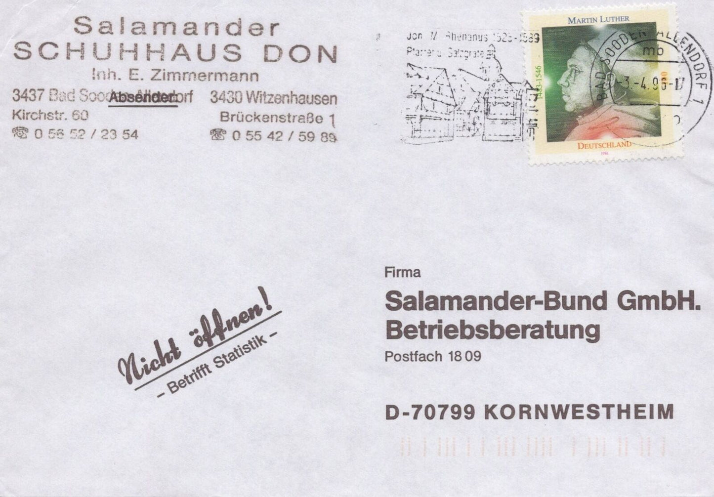 TEN COVERS GERMANY COLLECTION Slogans Advertising Commercial ZAYIX 0524M0130