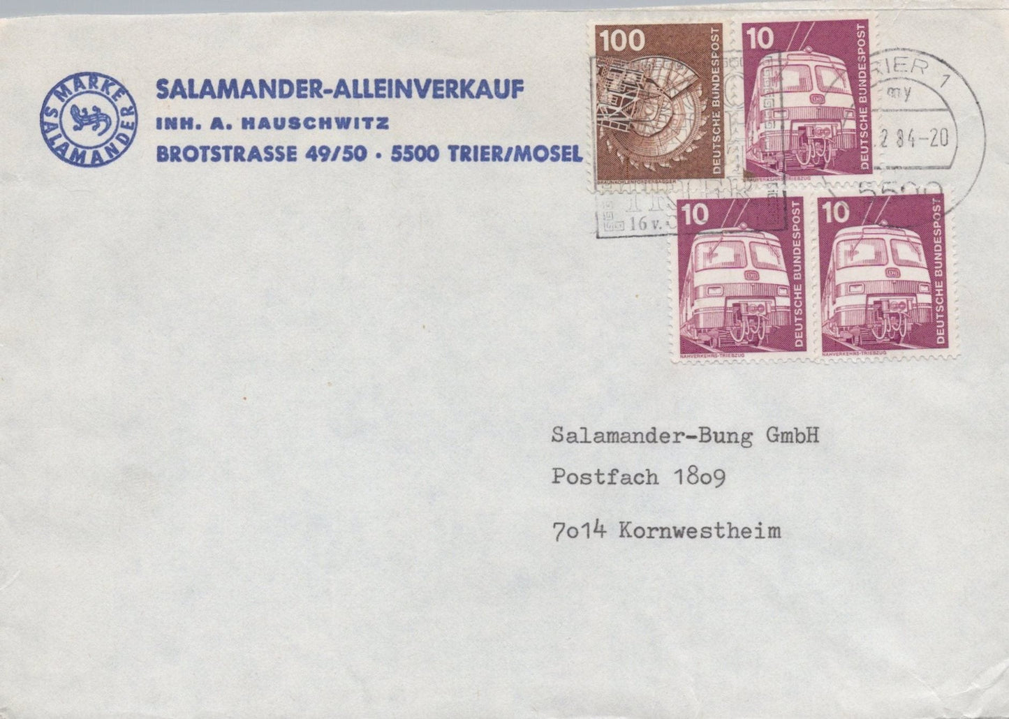 TEN COVERS GERMANY COLLECTION Slogans Advertising Commercial ZAYIX 0524M0132
