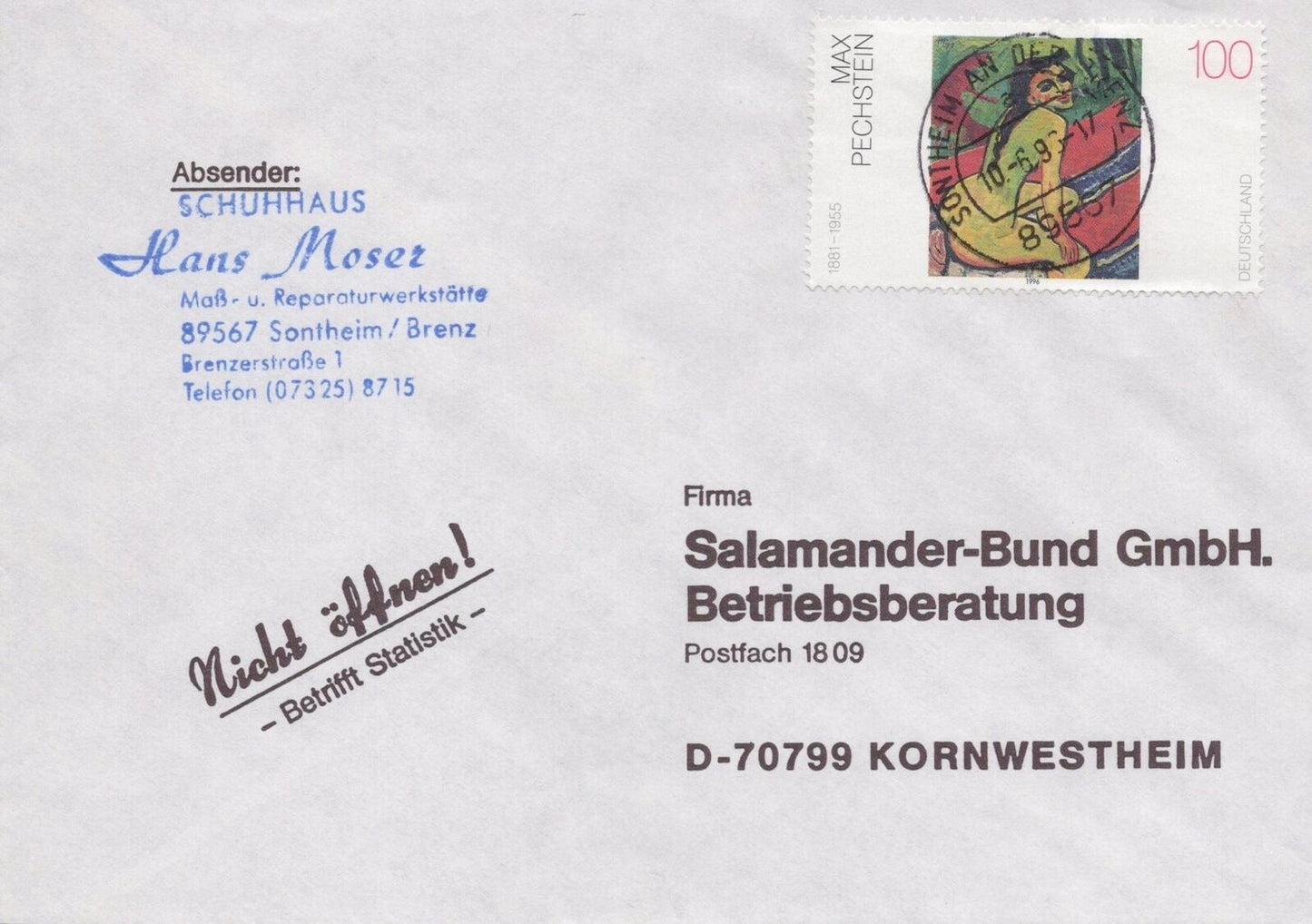 TEN COVERS GERMANY COLLECTION Slogans Advertising Commercial ZAYIX 0524M0134