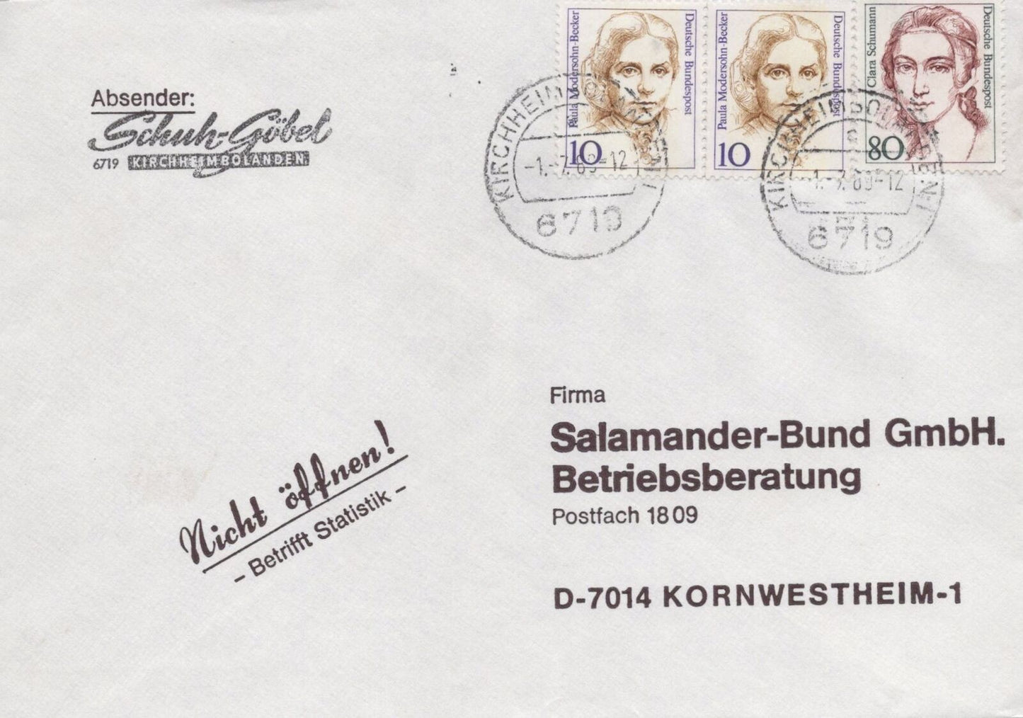 TEN COVERS GERMANY COLLECTION Slogans Advertising Commercial ZAYIX 0524M0135