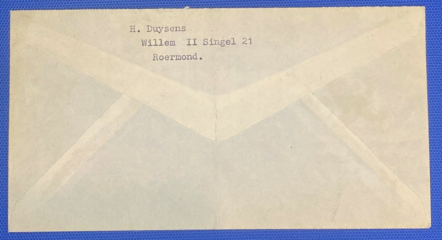 ZAYIX 1953 Netherlands B248 / Mi 606 / NVPH E12 FDC Flood Relief semipostal pair