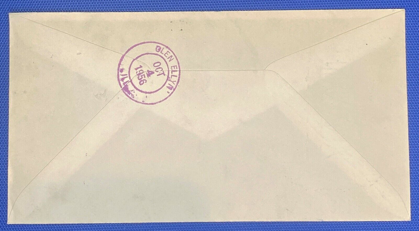ZAYIX 1956 Netherlands 368-369 / Mi 683-684 / NVPH E27 FDC - Europa CEPT XF